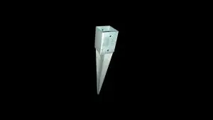 Galvanisert stolpespyd til 98x98mm