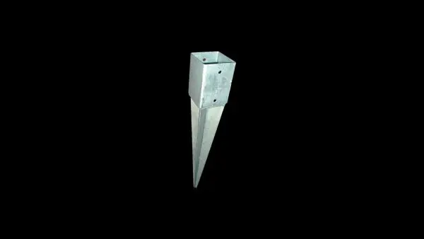 Galvanisert stolpespyd til 98x98mm